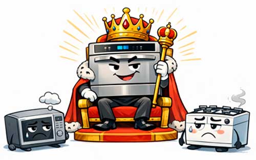 Встраиваемый шкаф для подогрева посуды