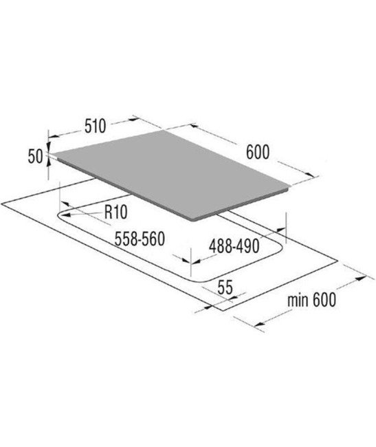 Встраиваемая индукционная варочная панель Gorenje ECT 62 W