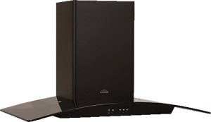 Каминная вытяжка Elikor Аметист 90П-650-К3Д черный/тонированный