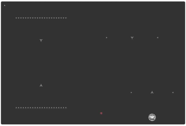 Встраиваемая индукционная варочная панель Bertazzoni P784IC1G5NE Встраиваемая индукционная варочная панель Bertazzoni P784IC1G5NE