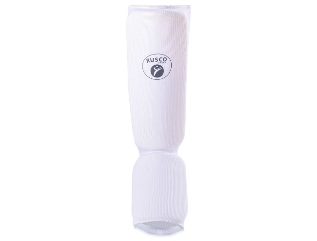 Защита голень-стопа Rusco sport х/б белый L