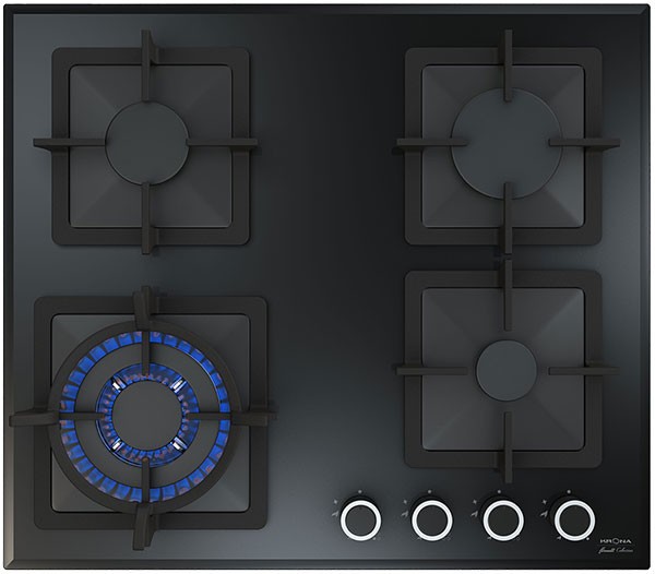 Встраиваемая газовая варочная панель Krona CALORE 60 BL Встраиваемая газовая варочная панель Krona CALORE 60 BL