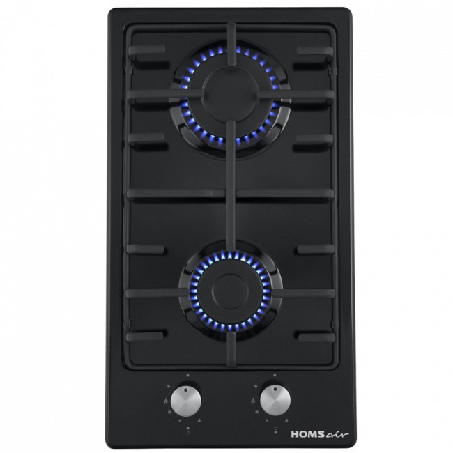 Встраиваемая газовая варочная панель HOMSair HGE323GCBK Встраиваемая газовая варочная панель HOMSair HGE323GCBK