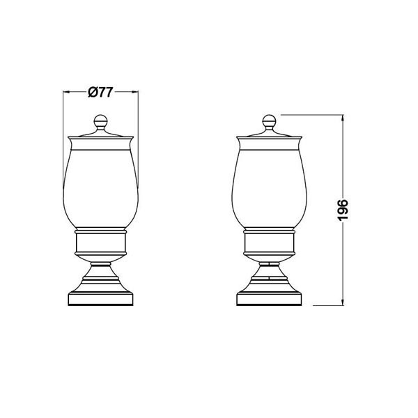 Контейнер настольный Schein Saine GOLD 7053057VF Контейнер настольный Schein Saine GOLD 7053057VF