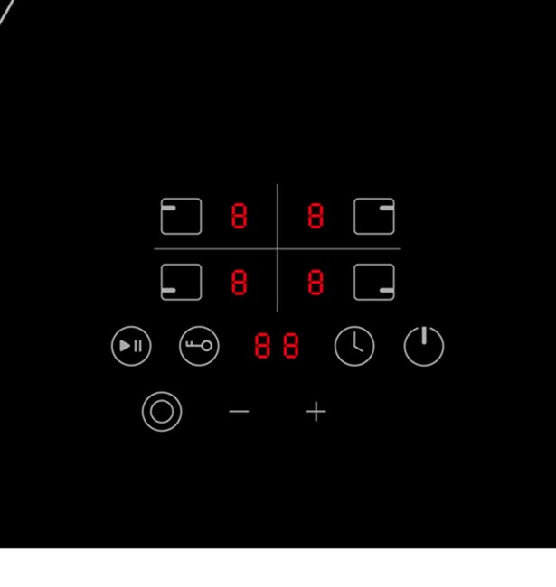 Встраиваемая электрическая варочная панель Hebermann HBKC 6042.1 B