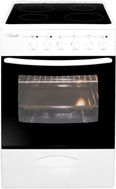 Электрическая плита Лысьва EF4004MK00 (ЭПС 404 МС) белый/ветка дерева