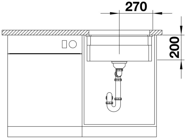 Кухонная мойка Blanco Etagon 500-U глянцевый магнолия (525150)