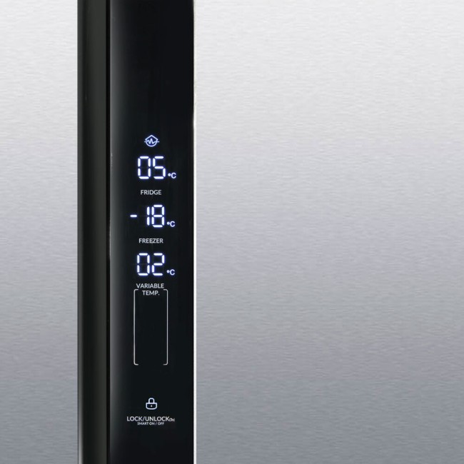 Холодильник Ginzzu NFK-610 стальной