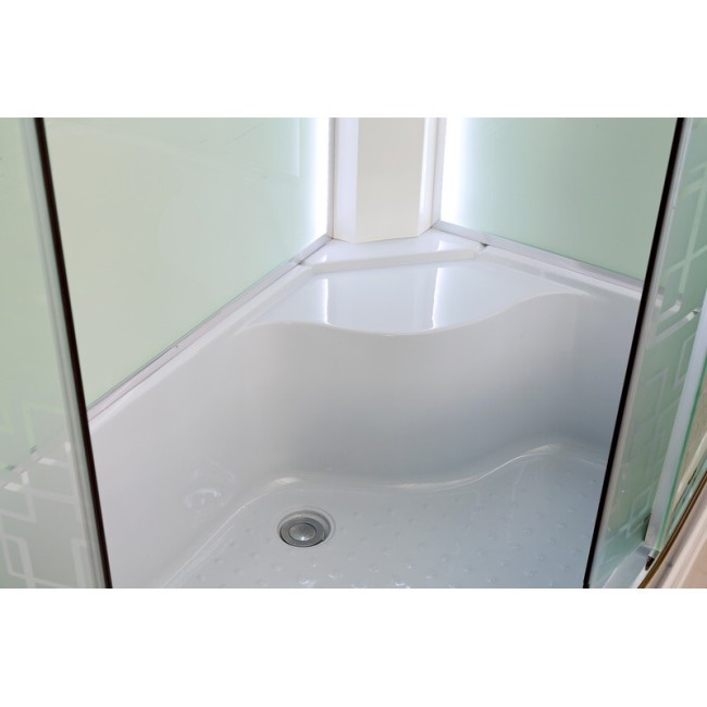 Душевая кабина Deto EM4511RLED+GM