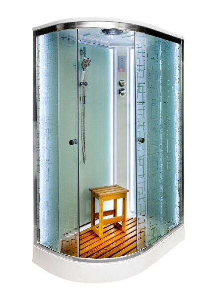 Душевая кабина Deto EM1511RLED+GM