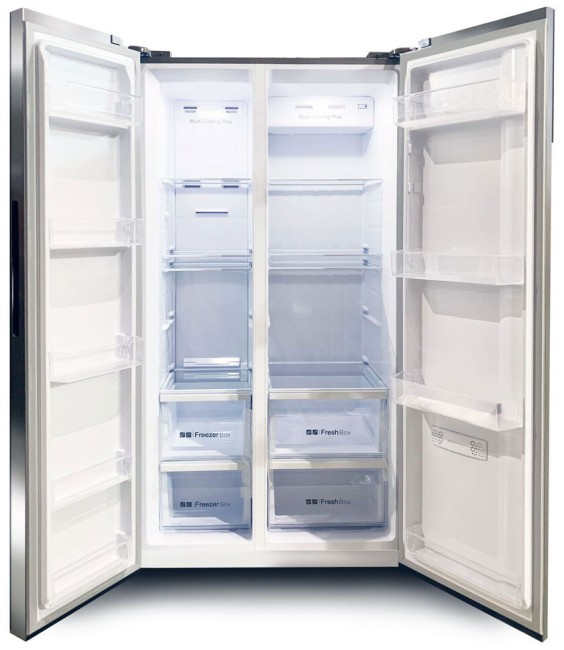 Холодильник Ginzzu NFI-5212 шампань стекло