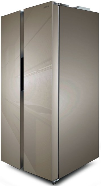 Холодильник Ginzzu NFI-5212 шампань стекло