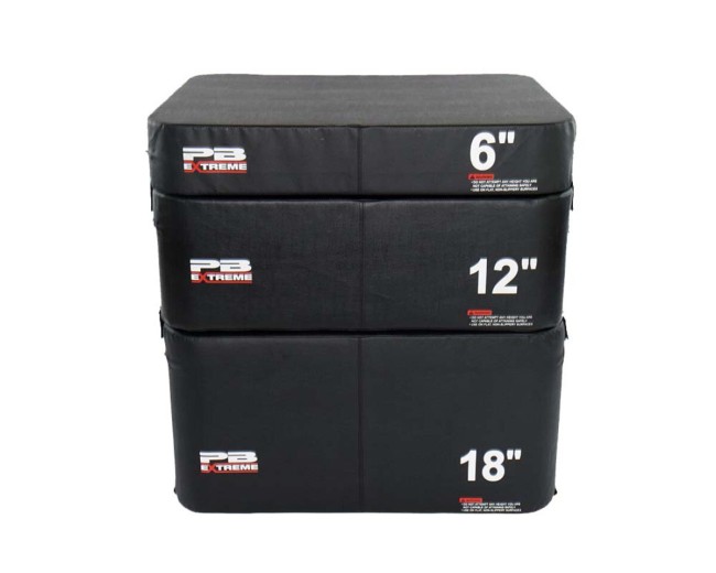 Набор плиометрических боксов Perform Better Extreme Foam Plyobox Set 3 15 см 31 см 46 см черный