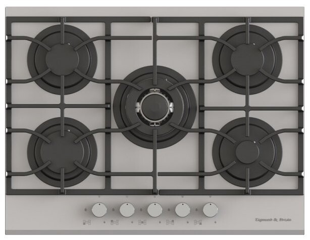 Встраиваемая газовая варочная панель Zigmund & Shtain MN 115.71 W Встраиваемая газовая варочная панель Zigmund & Shtain MN 115.71 W