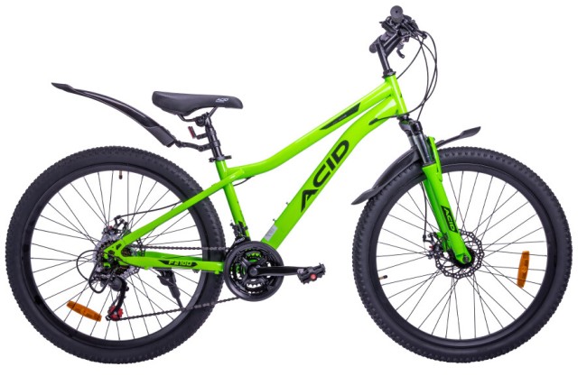 Велосипед ACID 26 F 210 D Neon green/Black 14" Велосипед ACID 26 F 210 D Neon green/Black 14"