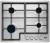 Встраиваемая газовая варочная панель Zanussi GPZ 263 SS