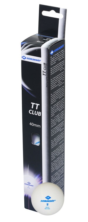 Мячи для настольного тенниса Donic 2T-Club белый (6 шт)