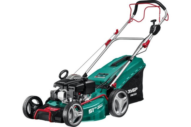 Газонокосилка бензиновая самоходная Зубр ГБС-510