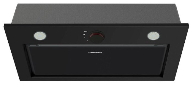 Встраиваемая вытяжка Maunfeld Crosby Rocky 55 черное стекло