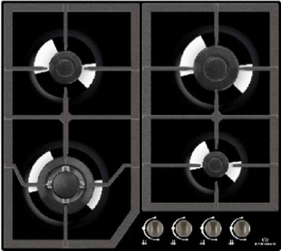 Встраиваемая газовая варочная панель Rodmans STANDART BHG 6401 TD BL
