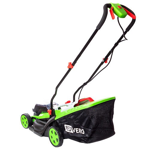 Газонокосилка аккумуляторная RedVerg RD-LM36-340/U + ЗУ 4А + 2 5Ач АКБ