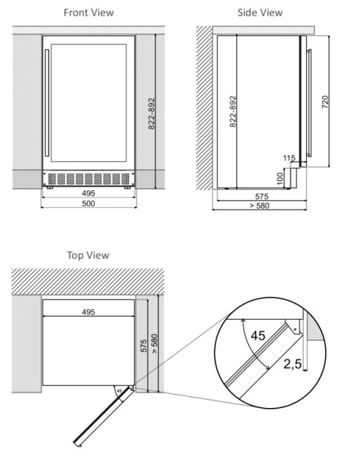Винный шкаф Dunavox DAUF-38.100DSS