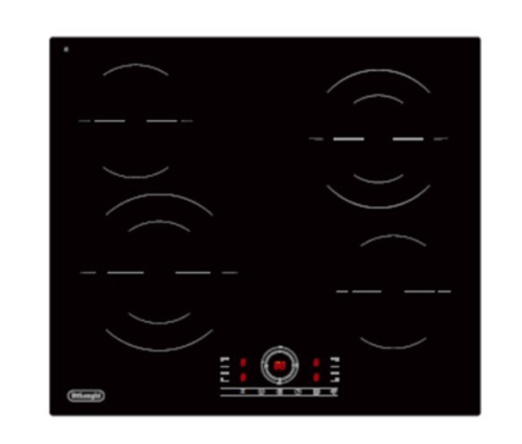 Встраиваемая индукционная варочная панель Delonghi Vittorio 2E1F CR