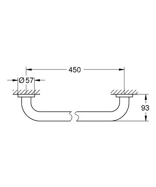 Поручень Grohe New Essentials 40793001