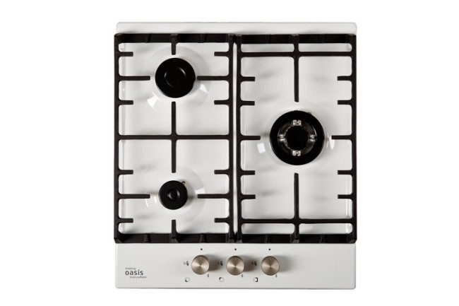 Встраиваемая газовая варочная панель Oasis P-3MWT (B) Встраиваемая газовая варочная панель Oasis P-3MWT (B)