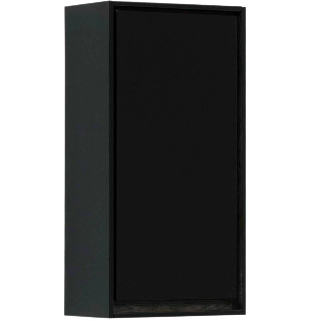 Шкаф подвесной Aquanet Милан 35 Черный глянец (316696)
