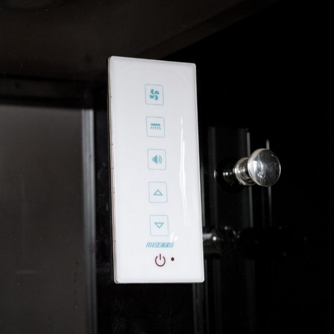 Душевая кабина Deto B09S LED black Душевая кабина Deto B09S LED black