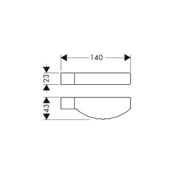 Мыльница Hansgrohe Cassetta 28664000