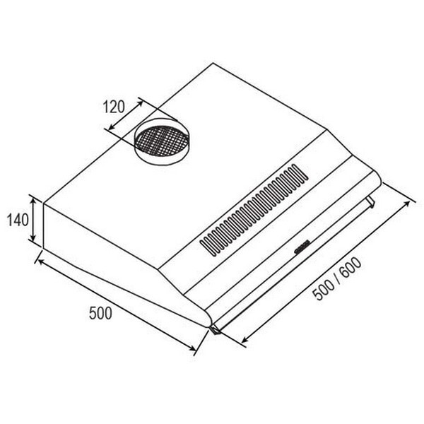 Вытяжка Rainford RCH-1502 white Вытяжка Rainford RCH-1502 white