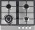 Встраиваемая газовая варочная панель Weissgauff HGG 641 XH