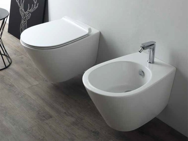 Унитаз подвесной Simas GAMBASSI (GA18bia/F85) белый