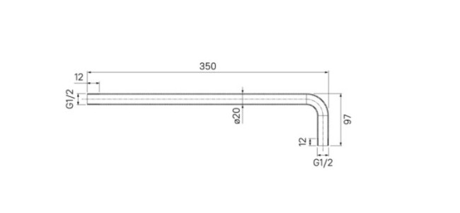 Держатель для душа Iddis 001BB35i61 черный