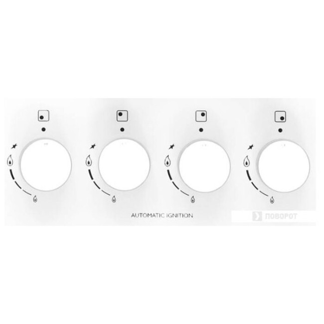 Встраиваемая газовая варочная панель Ardesia C 6V4 WHITE Встраиваемая газовая варочная панель Ardesia C 6V4 WHITE