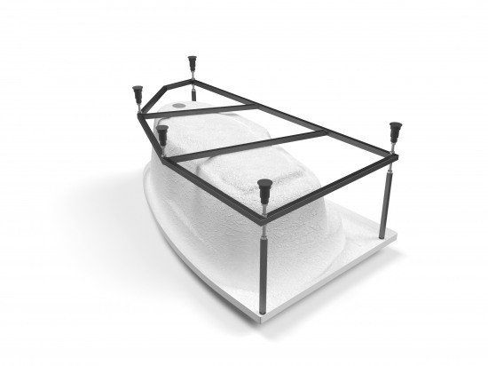 Ванна Cersanit JOANNA 160x95 левый ультра белый (WA-JOANNA*160-L-W)