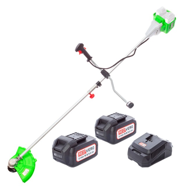 Триммер аккумуляторный RedVerg RD-BC36BL/U + ЗУ 4А + 2 5Ач АКБ Триммер аккумуляторный RedVerg RD-BC36BL/U + ЗУ 4А + 2 5Ач АКБ