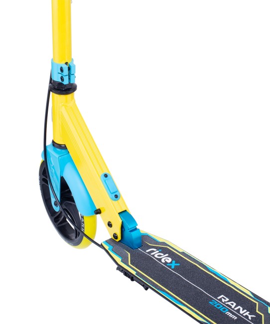 Самокат Ridex Rank желтый/голубой