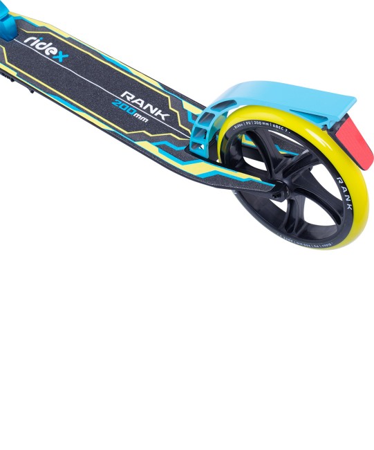 Самокат Ridex Rank желтый/голубой
