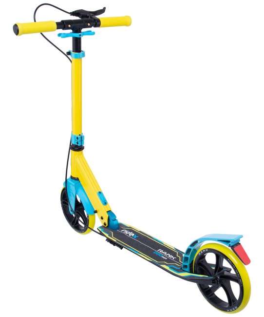 Самокат Ridex Rank желтый/голубой