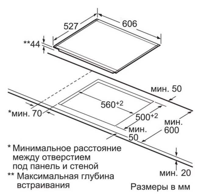 Встраиваемая электрическая варочная панель Bosch PKN651N14D