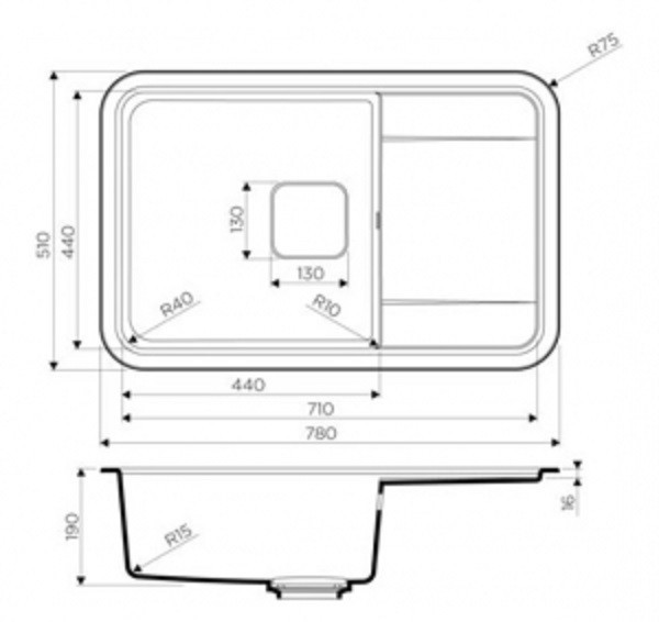 Кухонная мойка Omoikiri Tasogare-78-GR/Leningrad grey (4993748) Кухонная мойка Omoikiri Tasogare-78-GR/Leningrad grey (4993748)