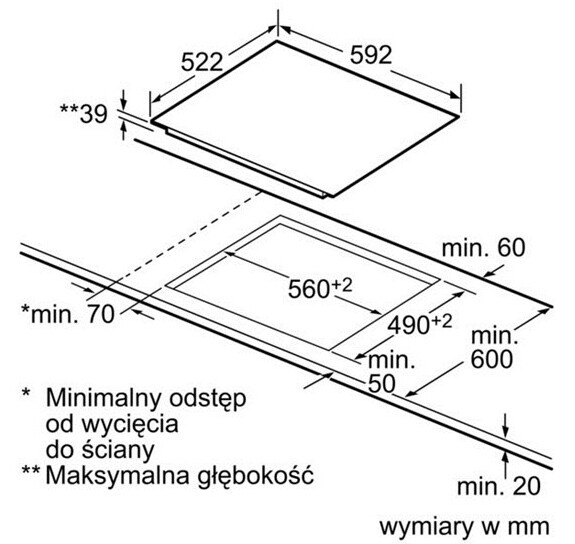 Встраиваемая электрическая варочная панель Bosch PKE611B17E