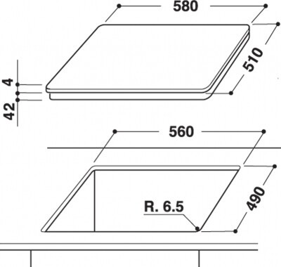 Встраиваемая электрическая варочная панель Whirlpool AKT 8600 BA