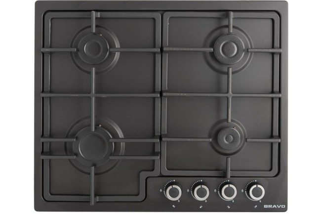Встраиваемая газовая варочная панель Bravo FGH60S4 B