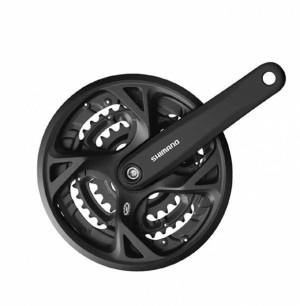 Шатун Shimano Altus черный EFCM371C422CL