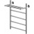 Полотенцесушитель Aquanet Mauro водяной с полкой 60х40 (282319)