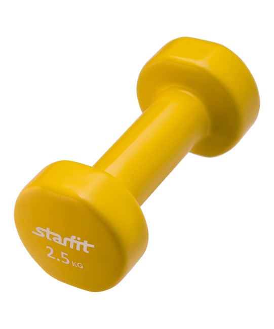 Гантель Starfit DB-101 2,5 кг желтая